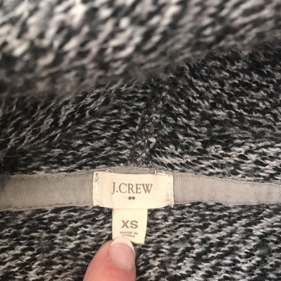 J. Crew Cotton Blend Funnel Neck Sweatshirt in Grey Size XS - Picture 7 of 13